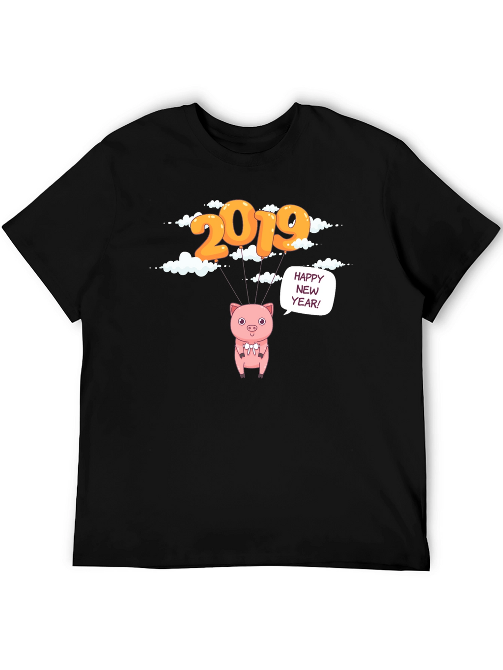 2019 Pig Happy New Year T-Shirt