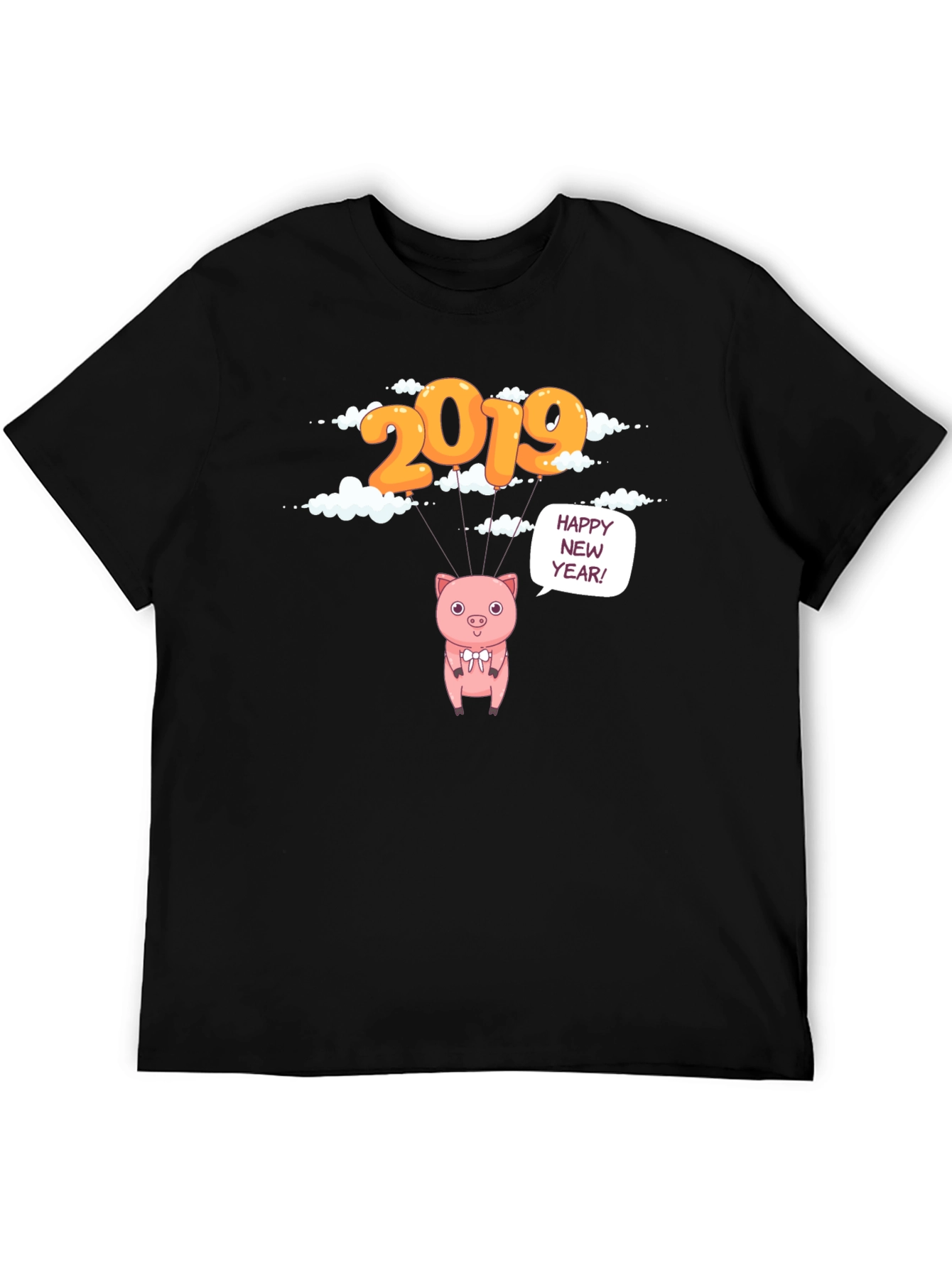 2019 Pig Happy New Year T-Shirt
