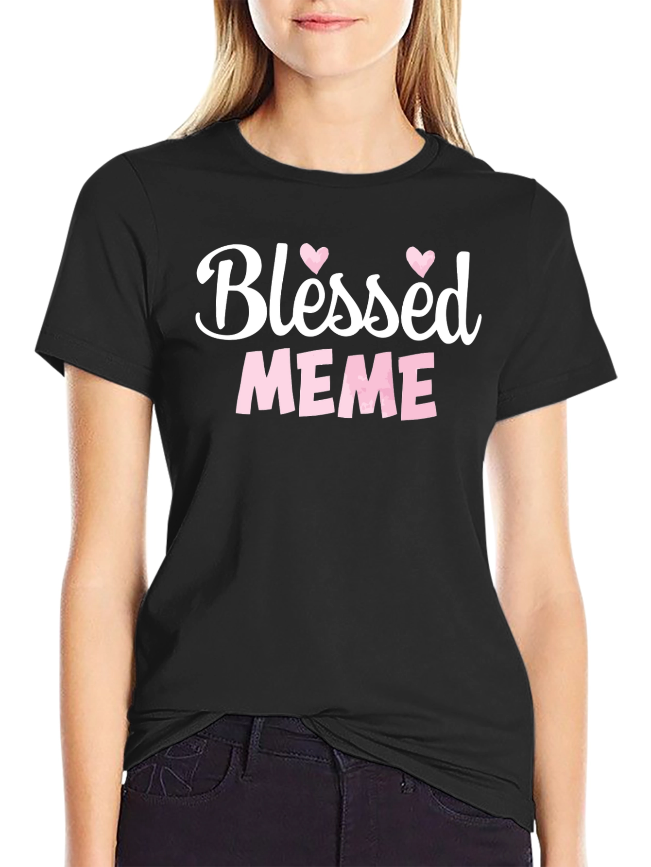 Blessed Meme Graphic T-Shirt