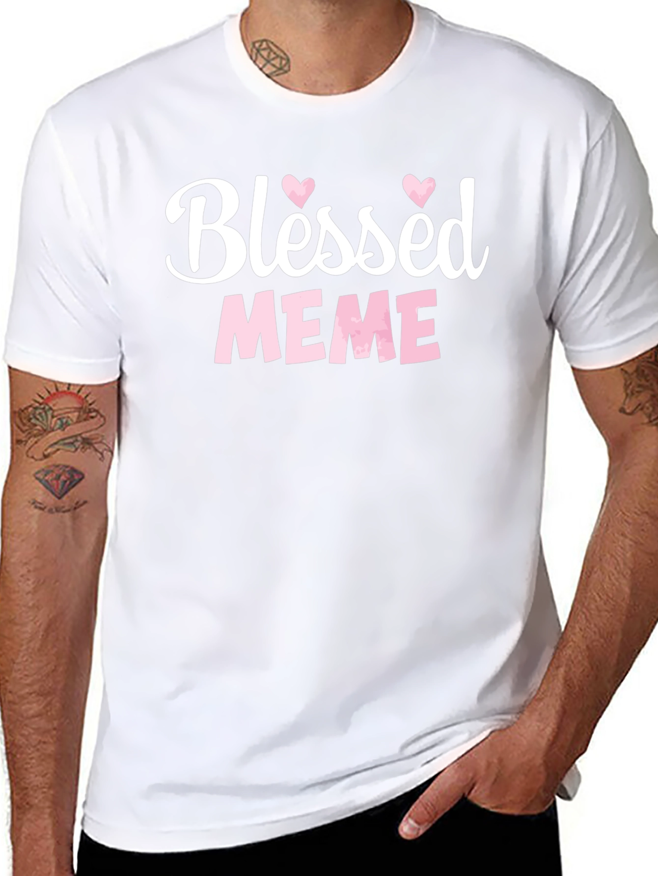Blessed Meme Graphic T-Shirt