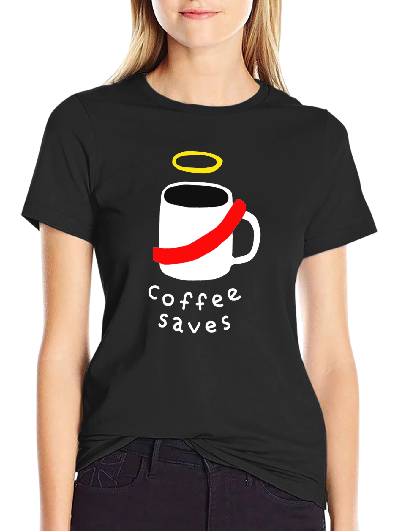 Coffee Saves T-Shirt - Funny Graphic Tee