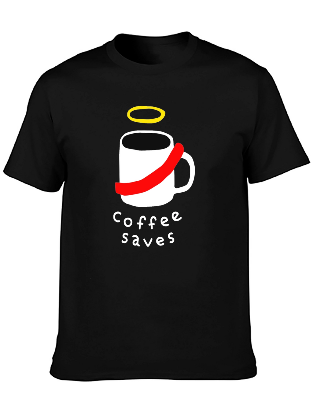 Coffee Saves T-Shirt - Funny Graphic Tee