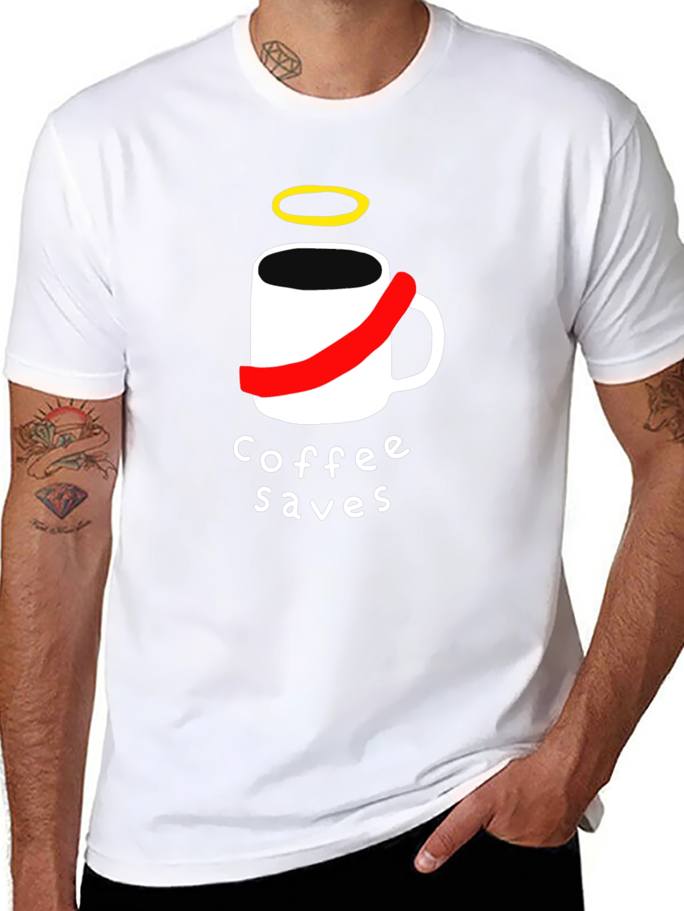 Coffee Saves T-Shirt - Funny Graphic Tee