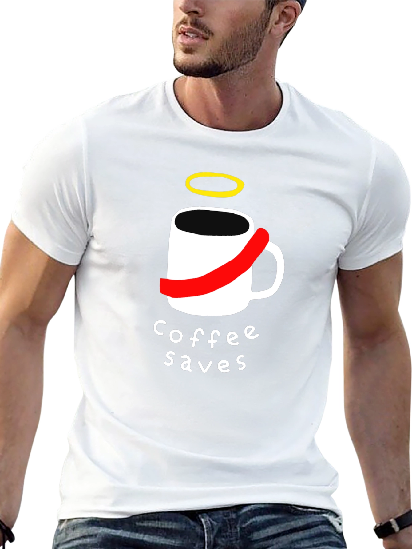 Coffee Saves T-Shirt - Funny Graphic Tee