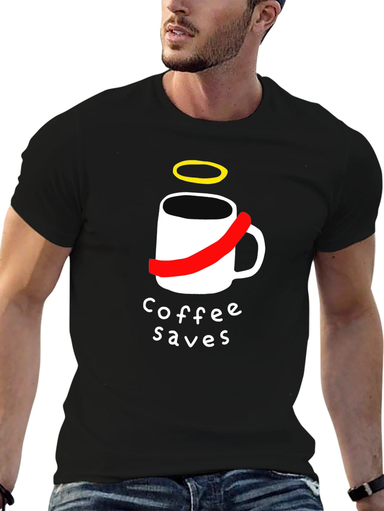 Coffee Saves T-Shirt - Funny Graphic Tee