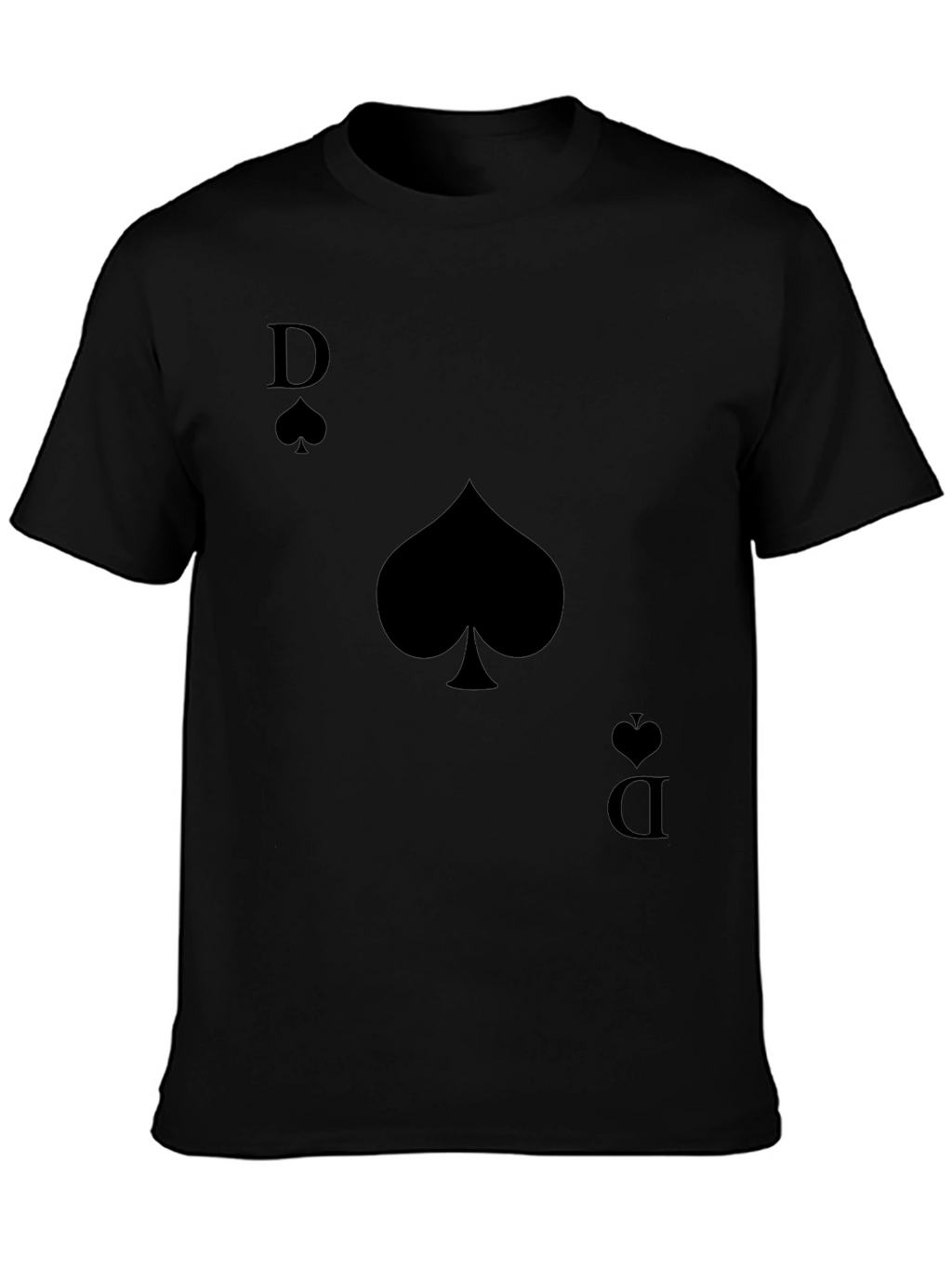 Queen of Spades Graphic Tee - Mens Black T-Shirt