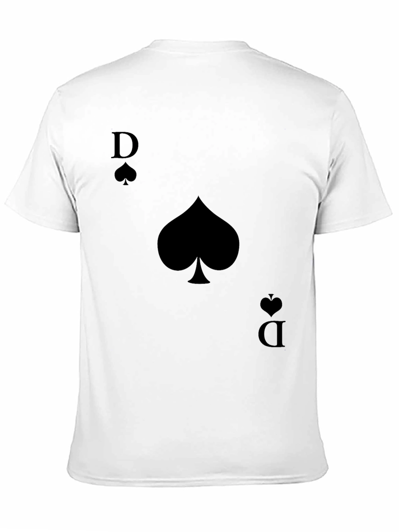 Queen of Spades Graphic Tee - Mens Black T-Shirt