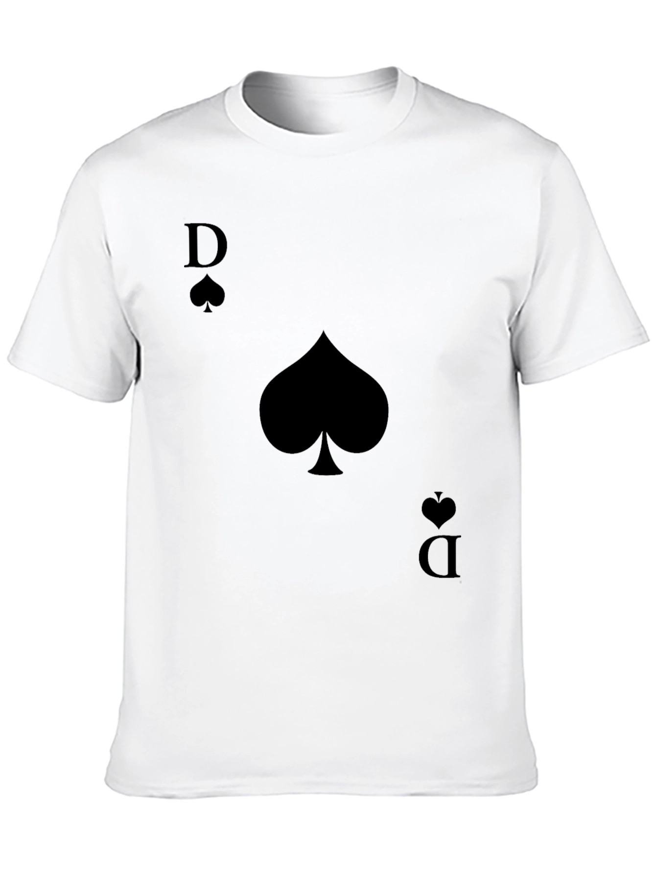 Queen of Spades Graphic Tee - Mens Black T-Shirt