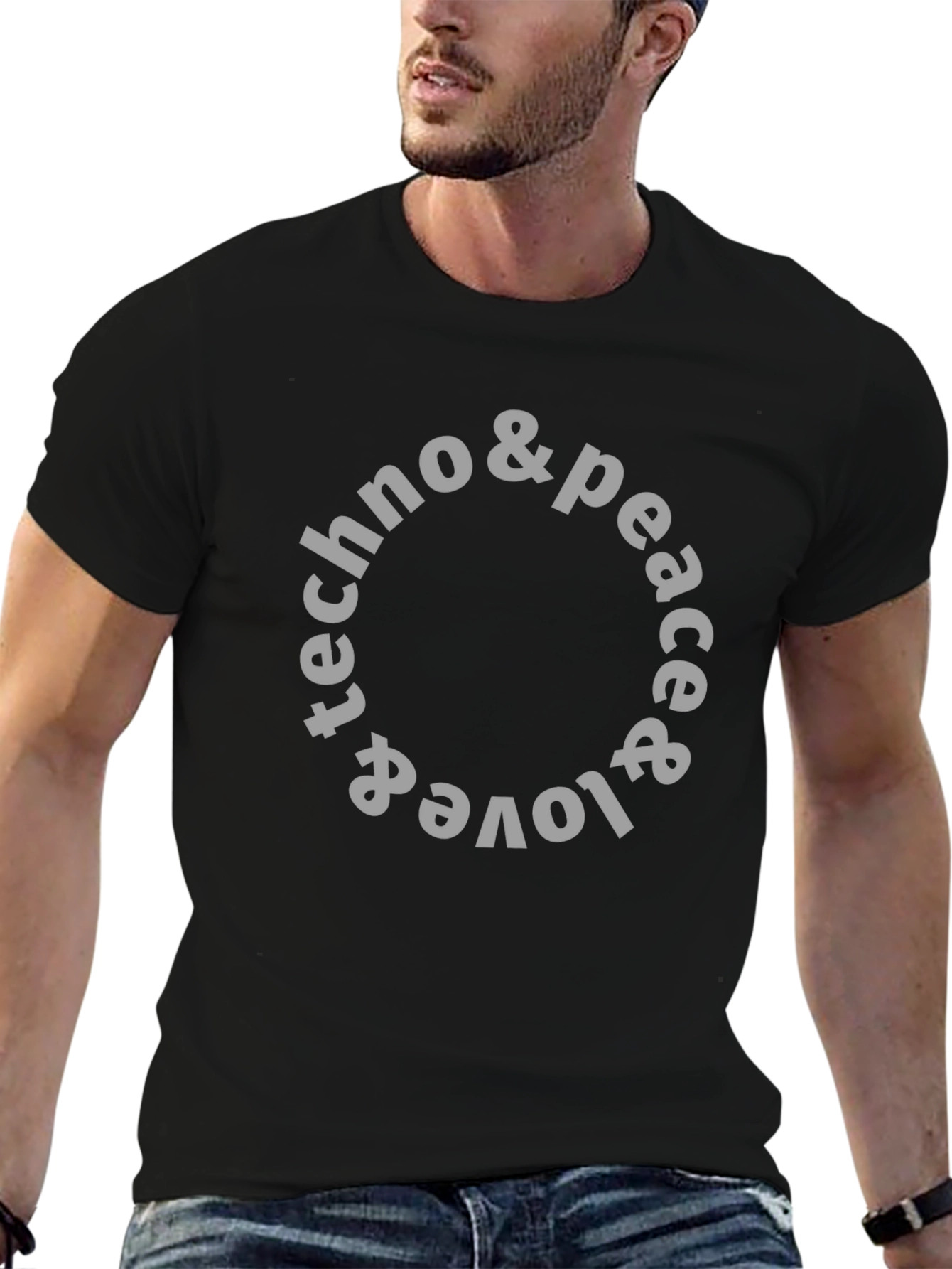 Techno Peace & Love T-Shirt