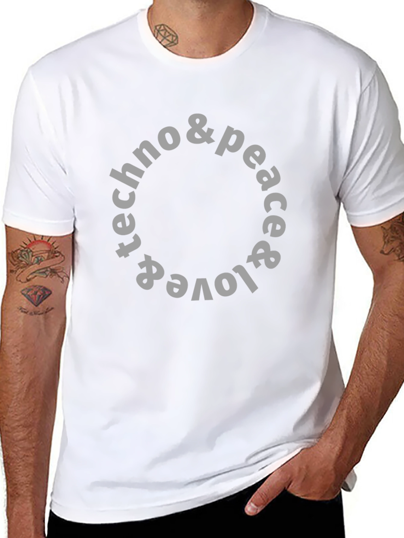 Techno Peace & Love T-Shirt