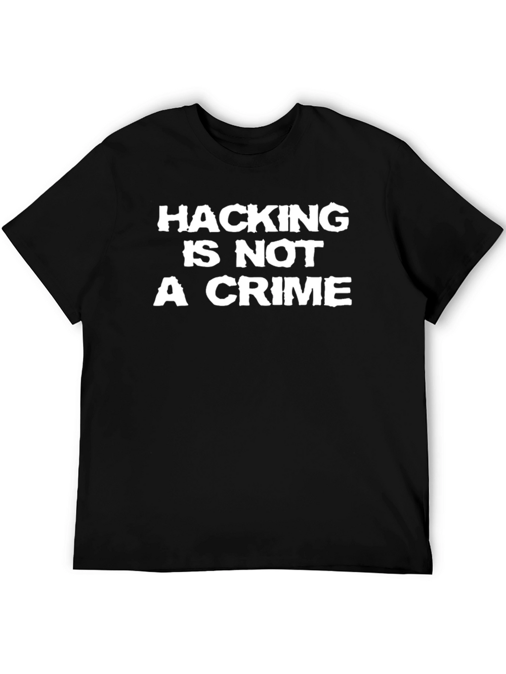 Hacking is Not a Crime Black T-Shirt