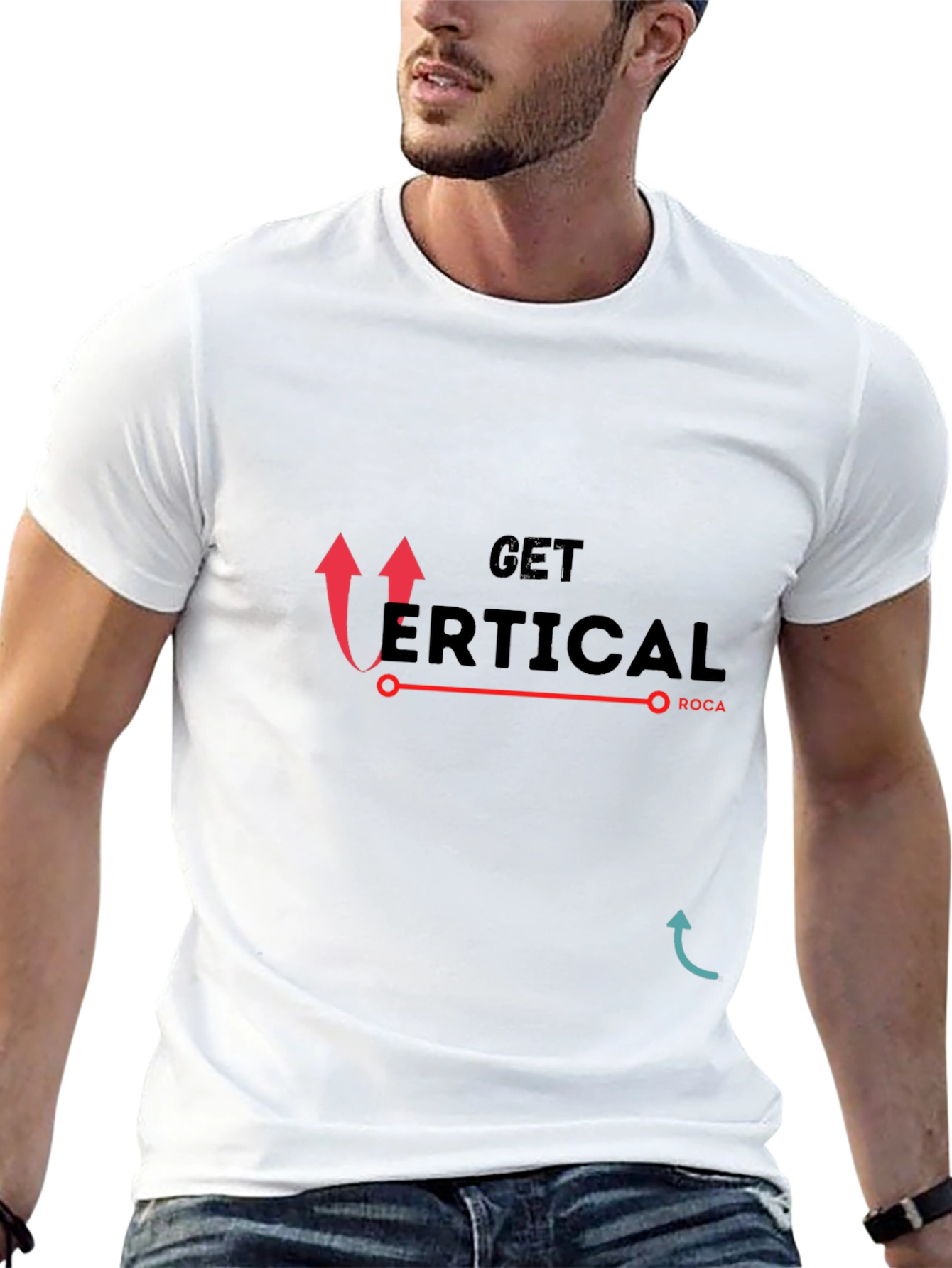 Get Vertical T-Shirt - Stylish Graphic Tee