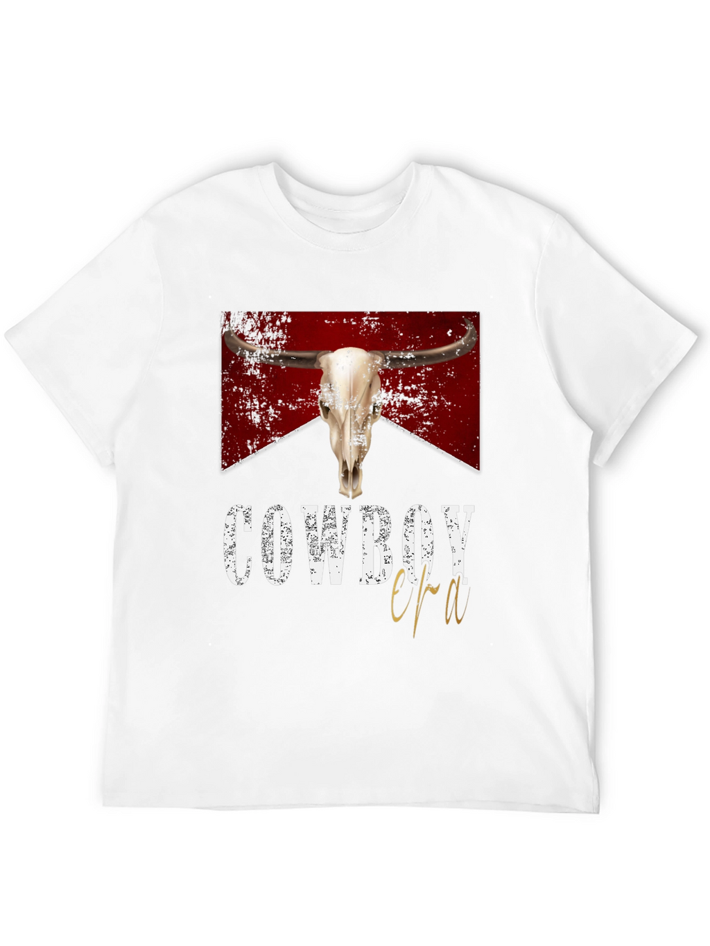 Cowboy Era Graphic Tee - Western Style Black T-Shirt