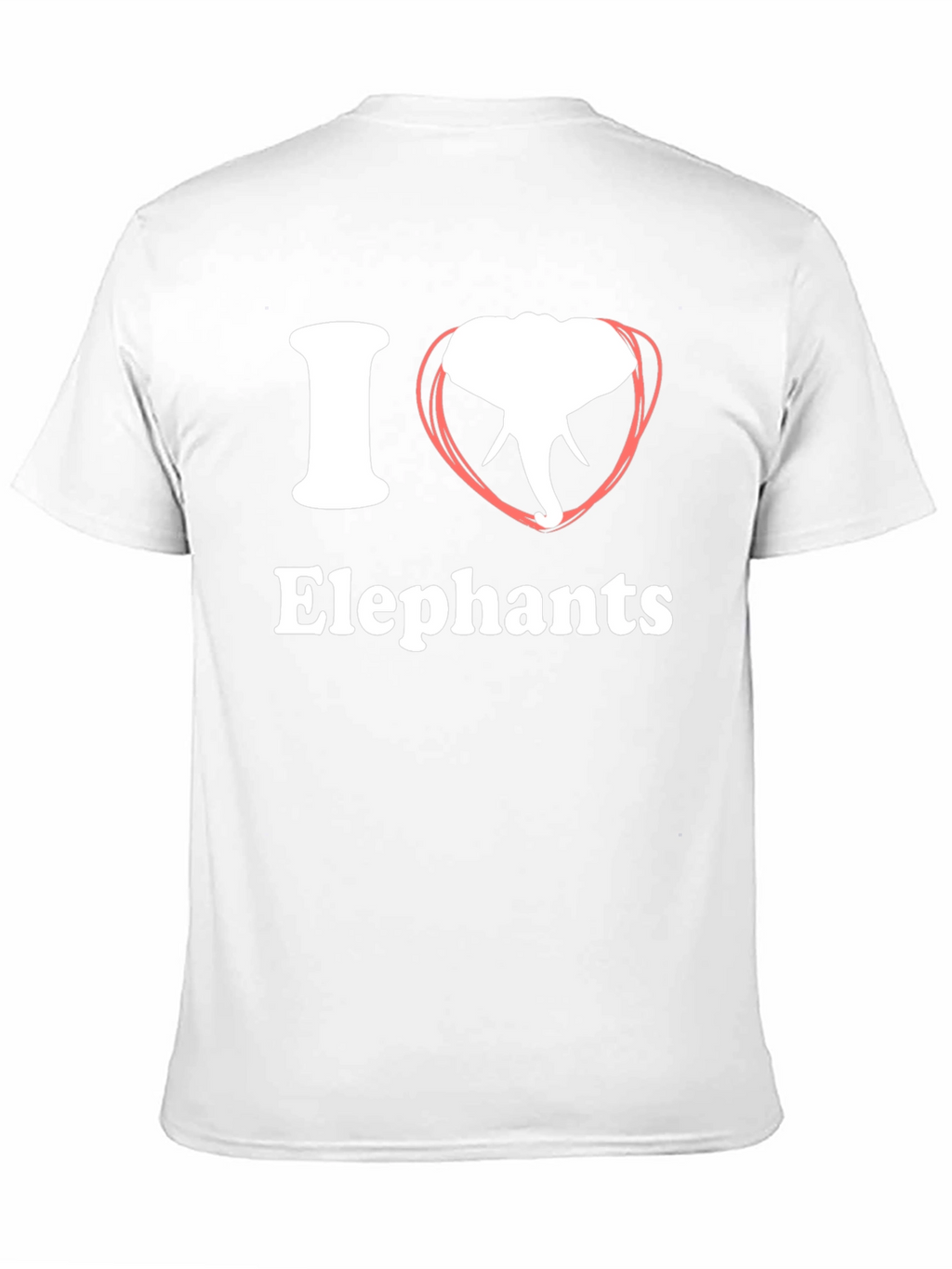 I Heart Elephants Graphic Tee - Black T-Shirt