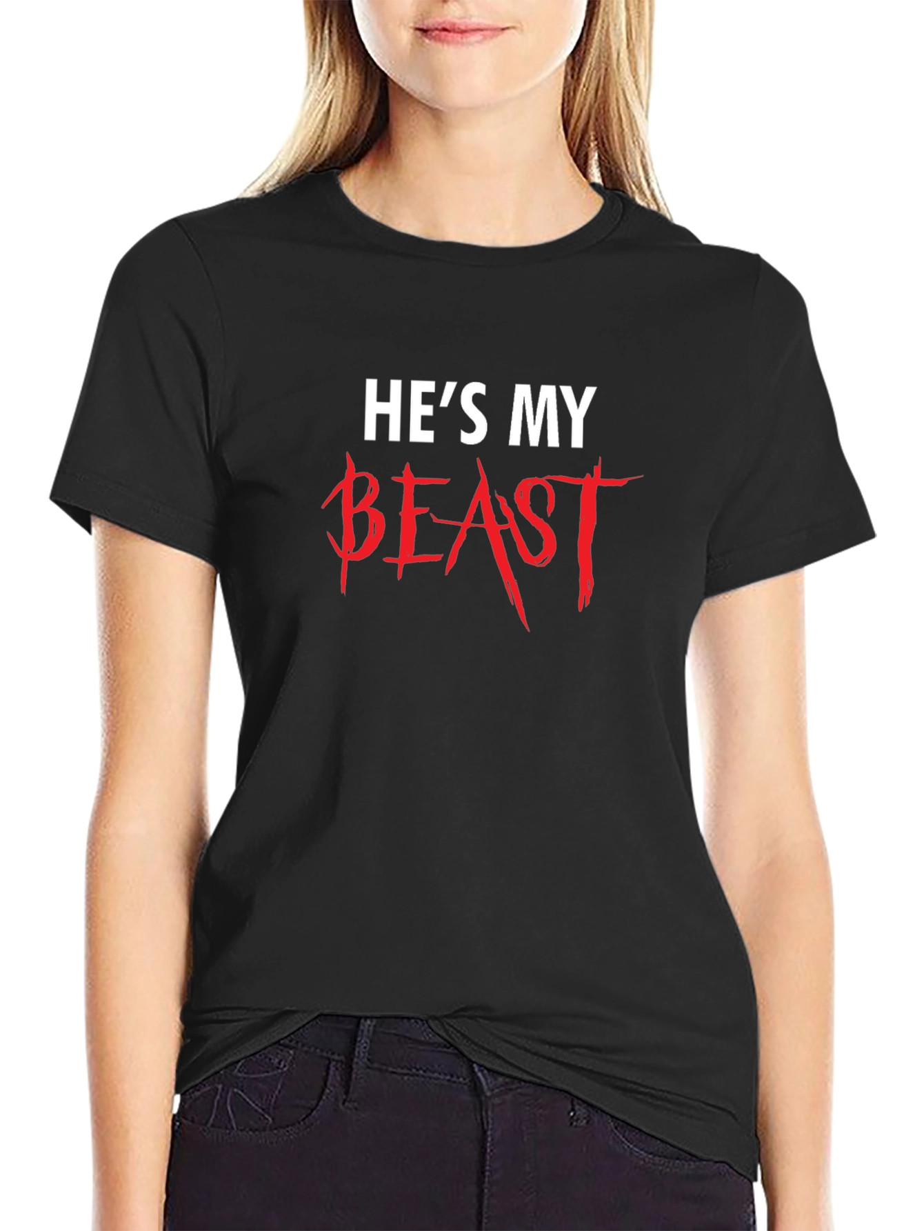 Hes My Beast Graphic Tee - Couples Matching Shirt