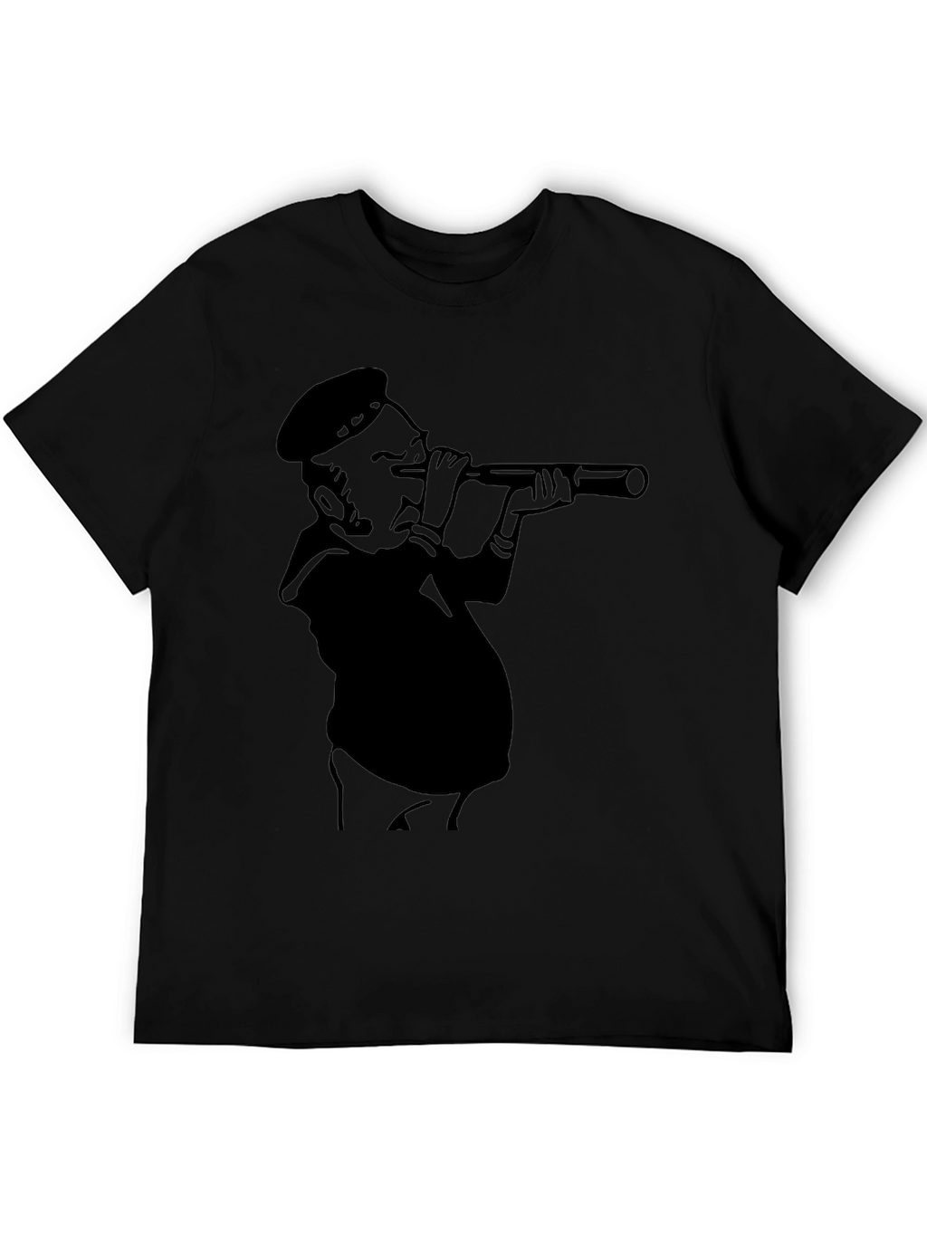 Nautical Lookout T-Shirt - Black Graphic Tee