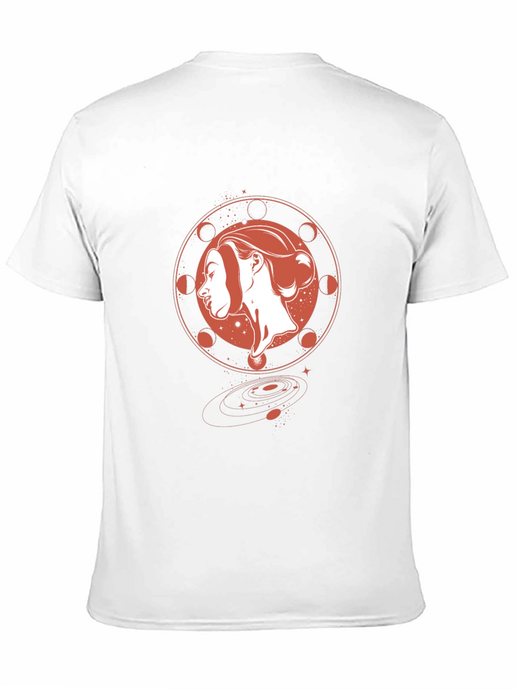 Celestial Woman Graphic Black T-Shirt