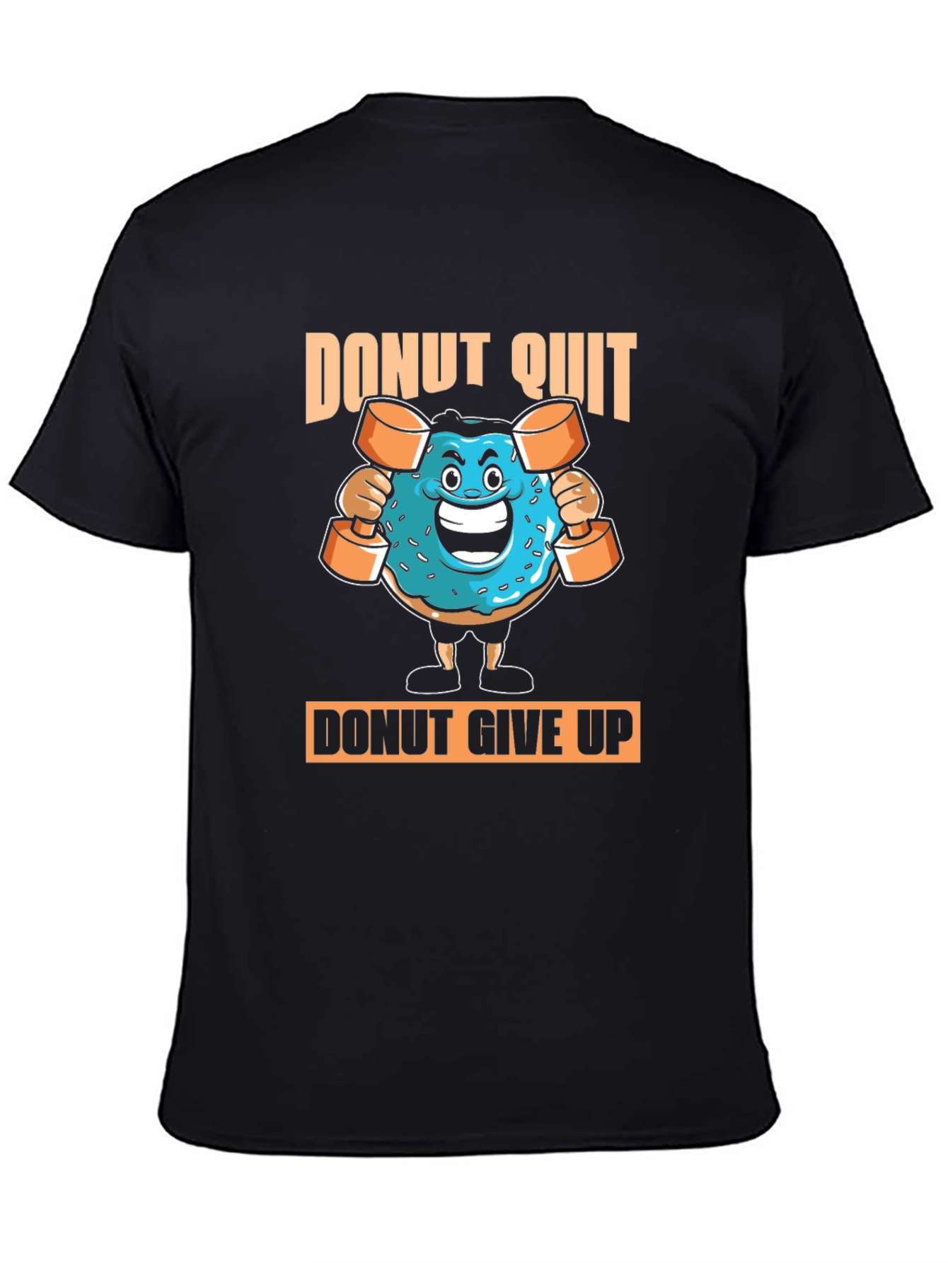 Donut Quit Funny Gym T-Shirt