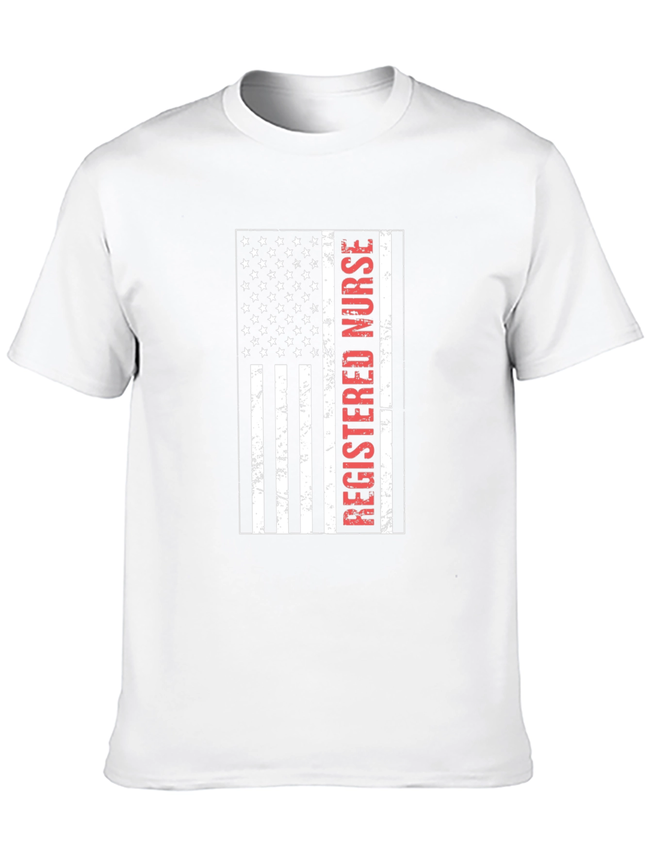 Registered Nurse American Flag T-Shirt