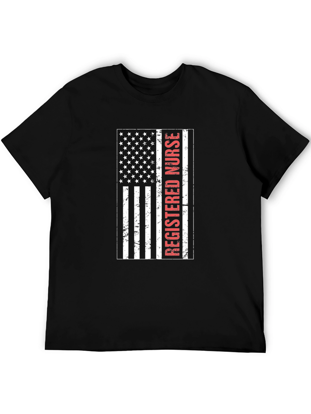 Registered Nurse American Flag T-Shirt