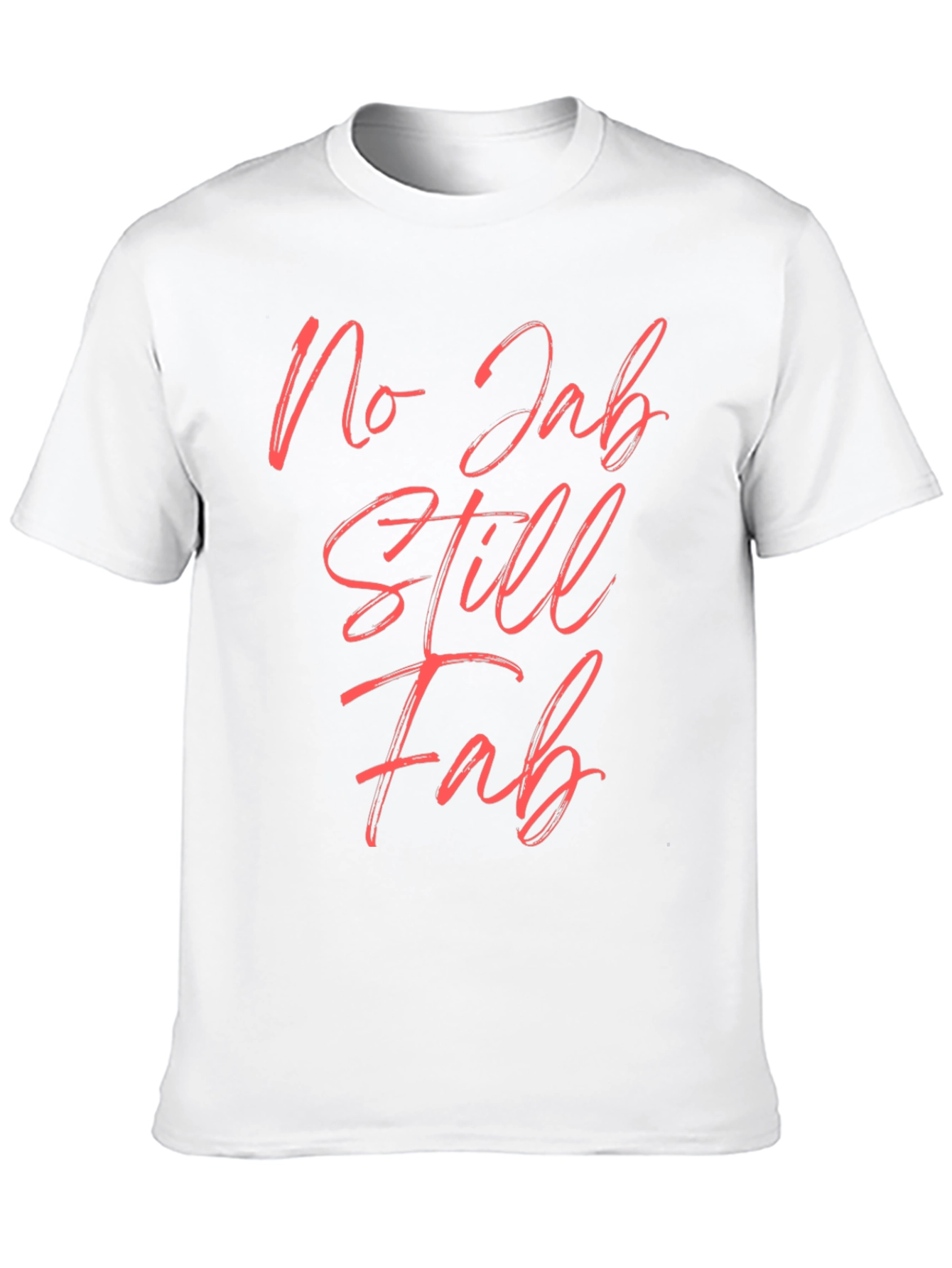 No Jab Still Fab Black Tee