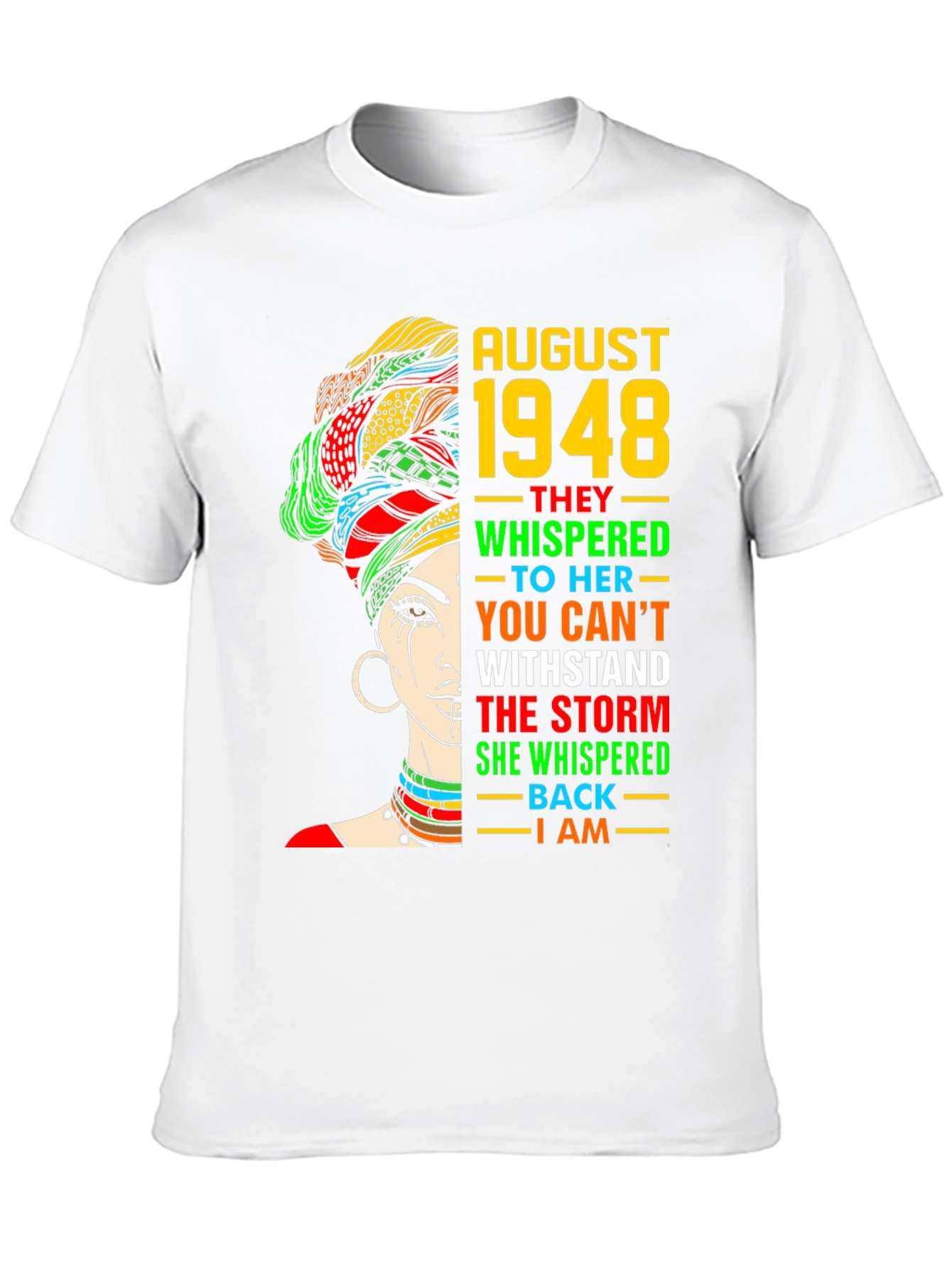 August 1948 Black Woman T-Shirt