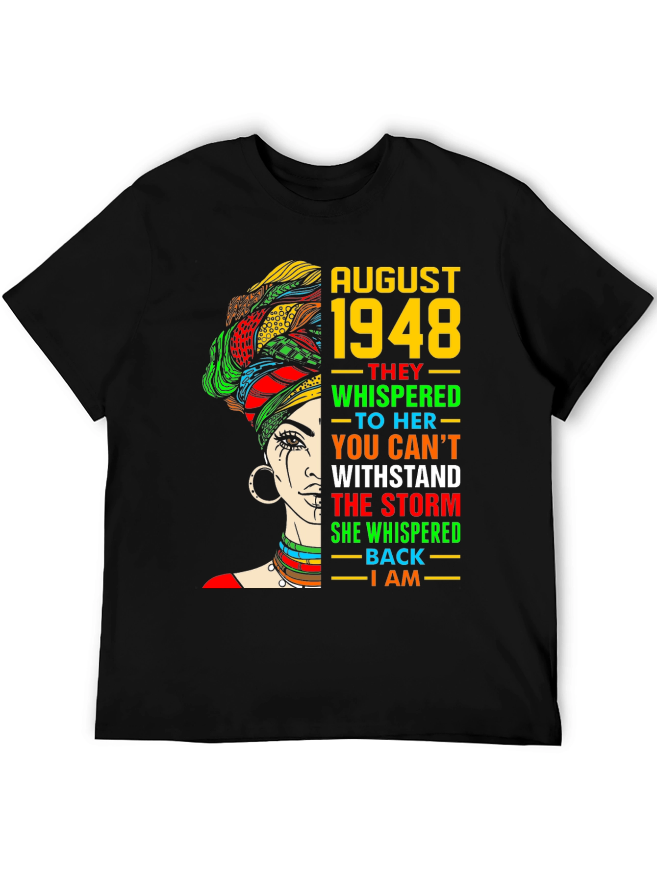August 1948 Black Woman T-Shirt