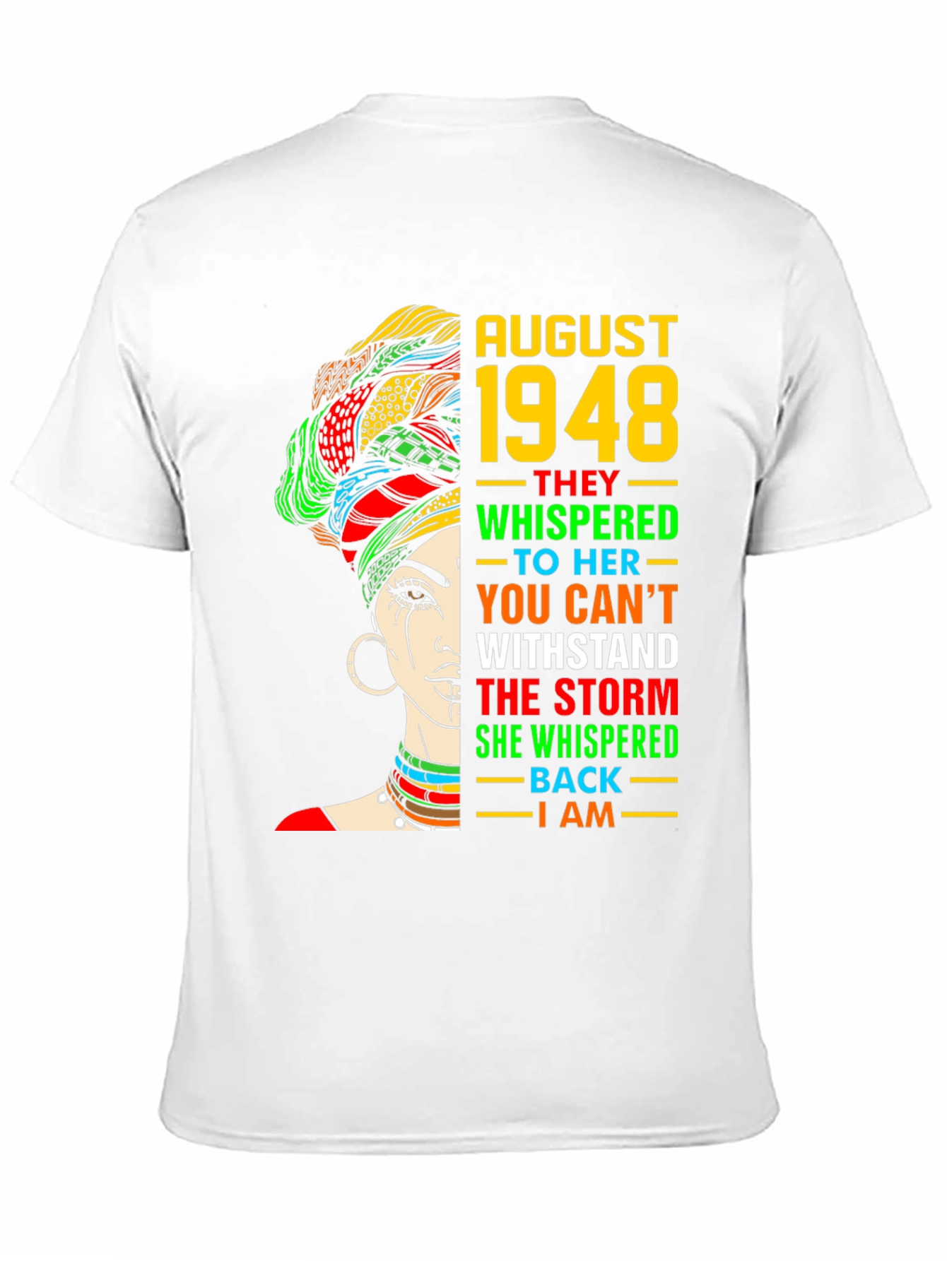 August 1948 Black Woman T-Shirt
