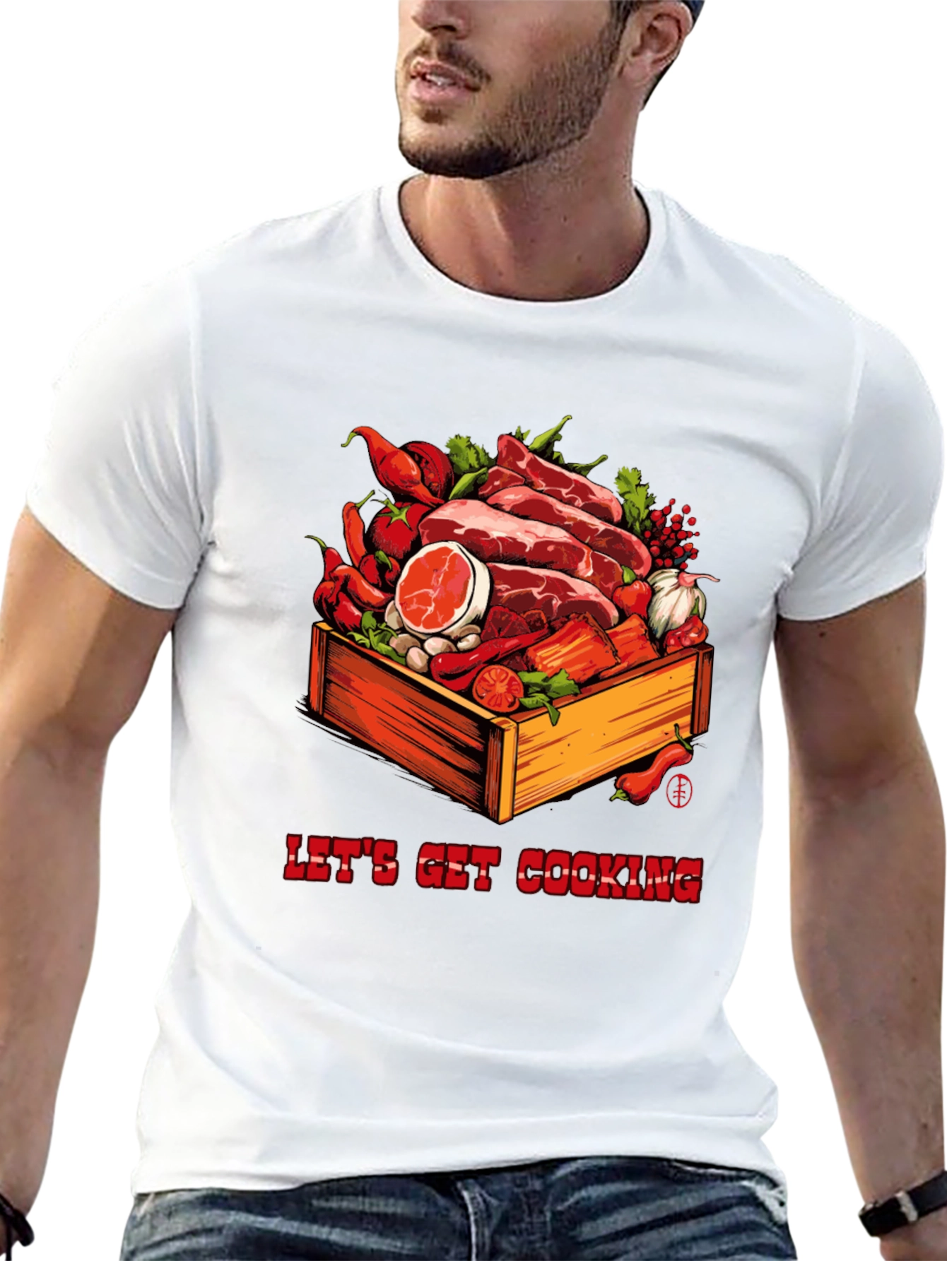 Lets Get Cooking Graphic T-Shirt