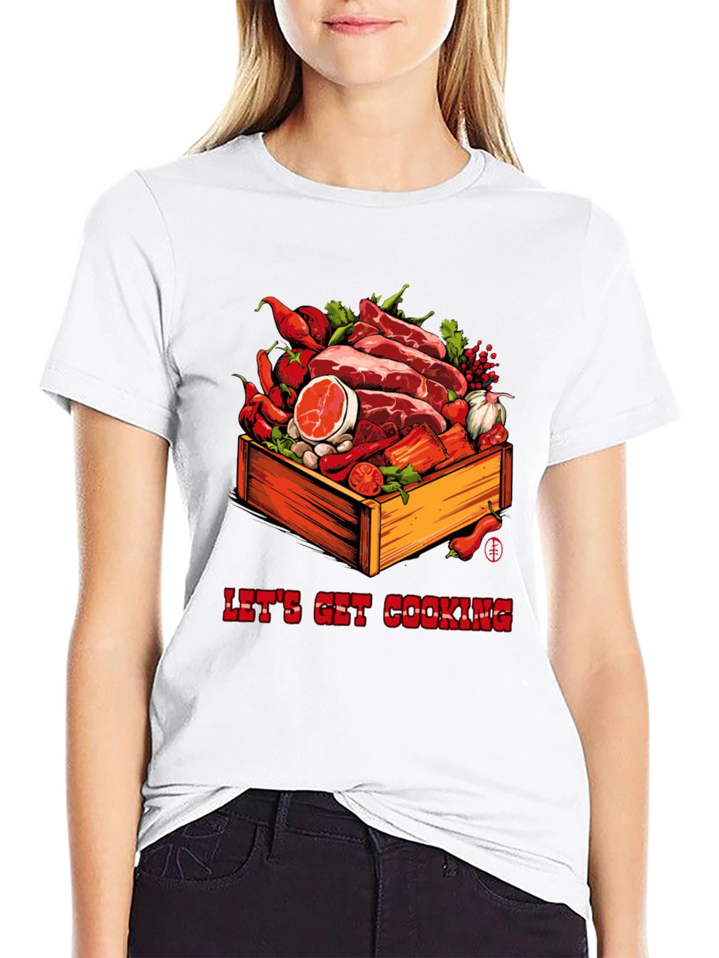 Lets Get Cooking Graphic T-Shirt