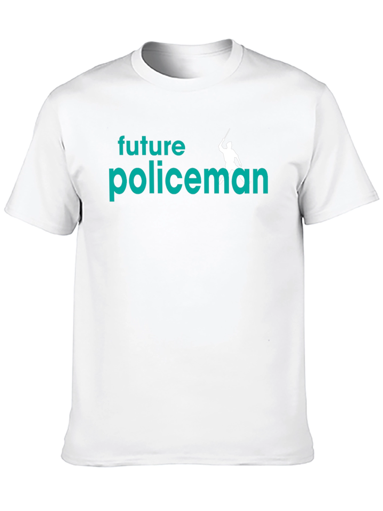 Future Policeman Black Graphic Tee