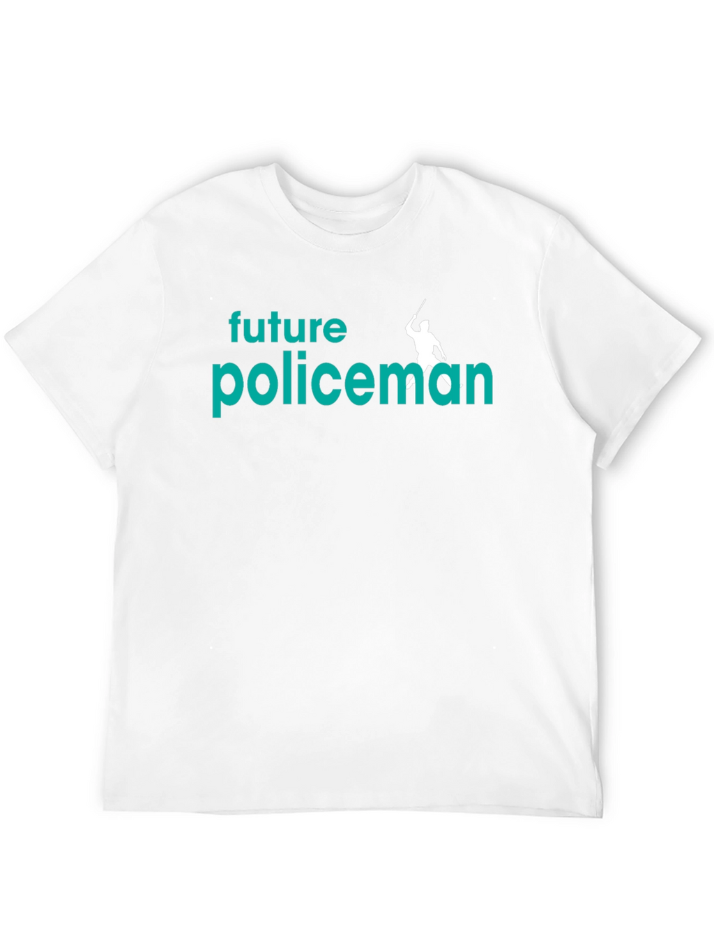 Future Policeman Black Graphic Tee