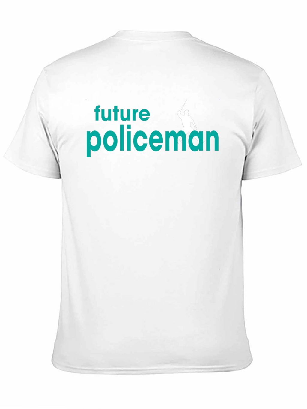 Future Policeman Black Graphic Tee