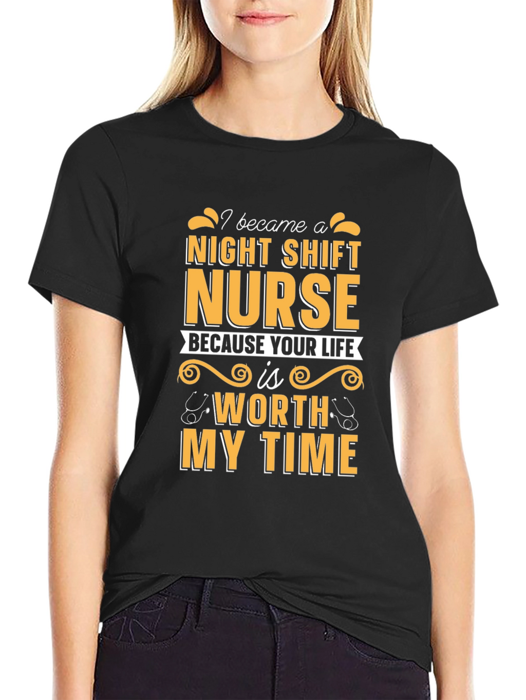 Night Shift Nurse Graphic Tee