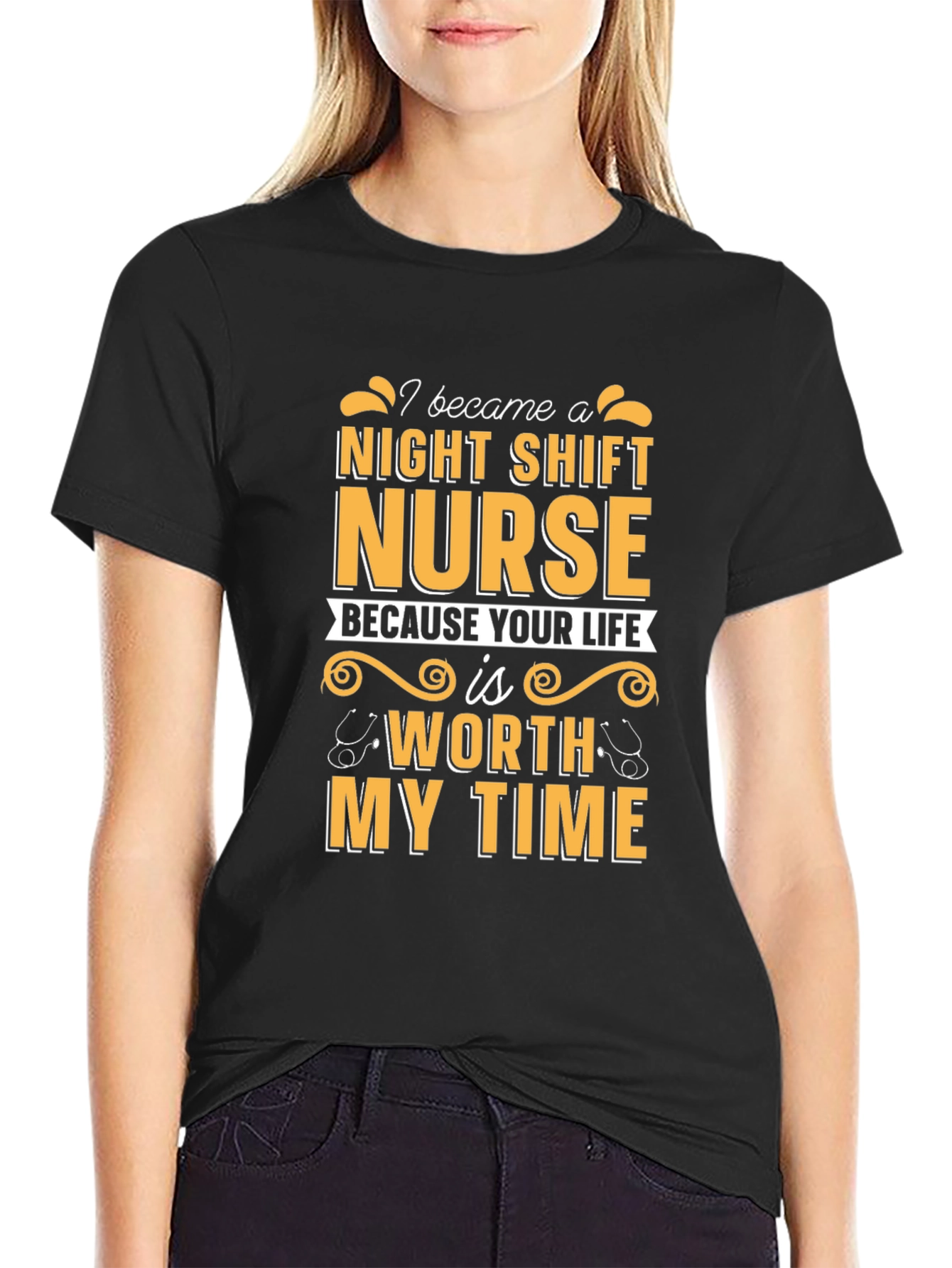 Night Shift Nurse Graphic Tee