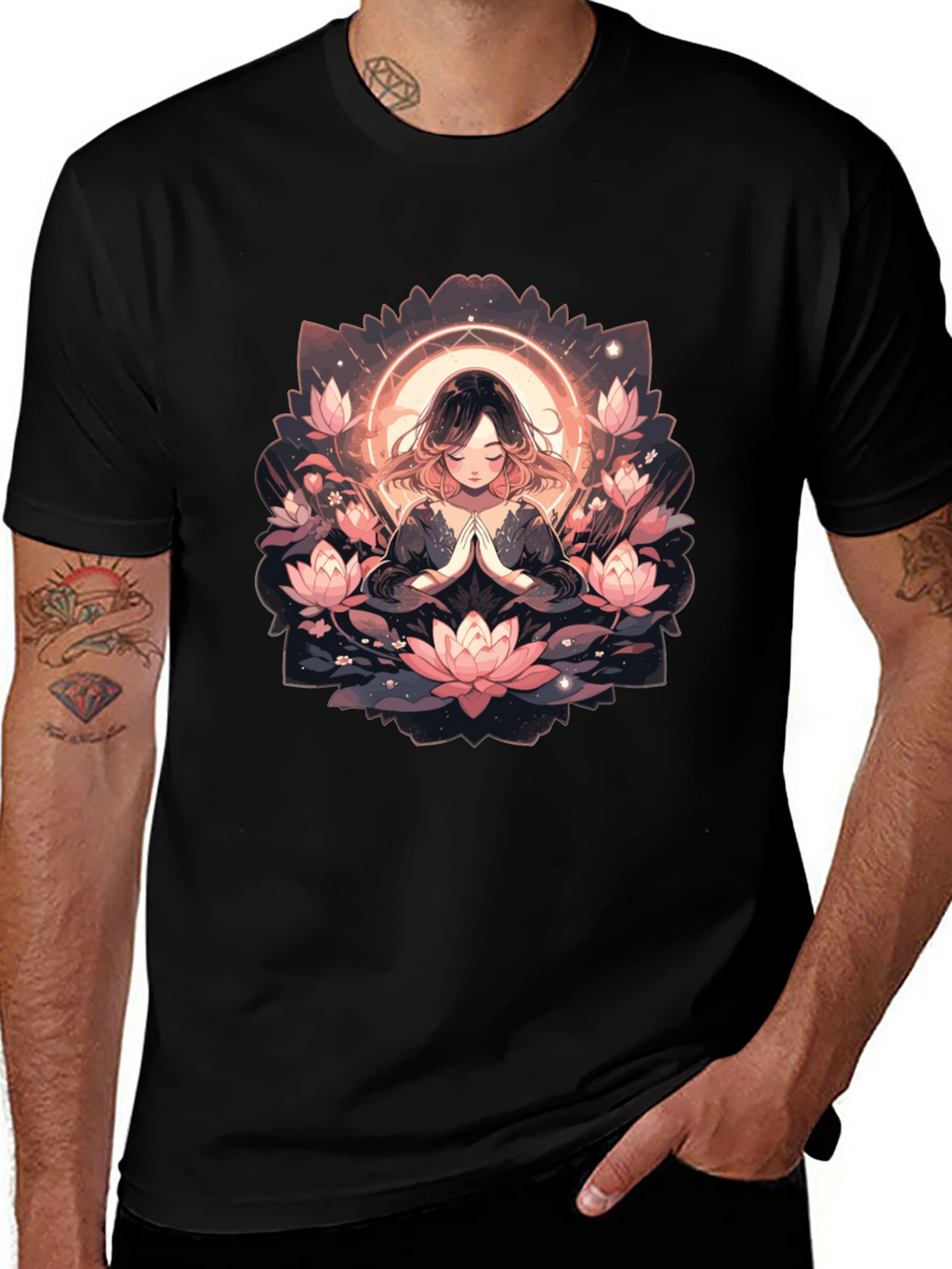 Lotus Mandala Graphic Tee - Unisex