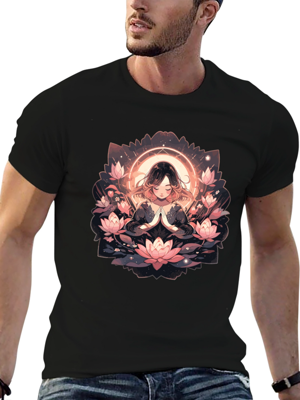 Lotus Mandala Graphic Tee - Unisex