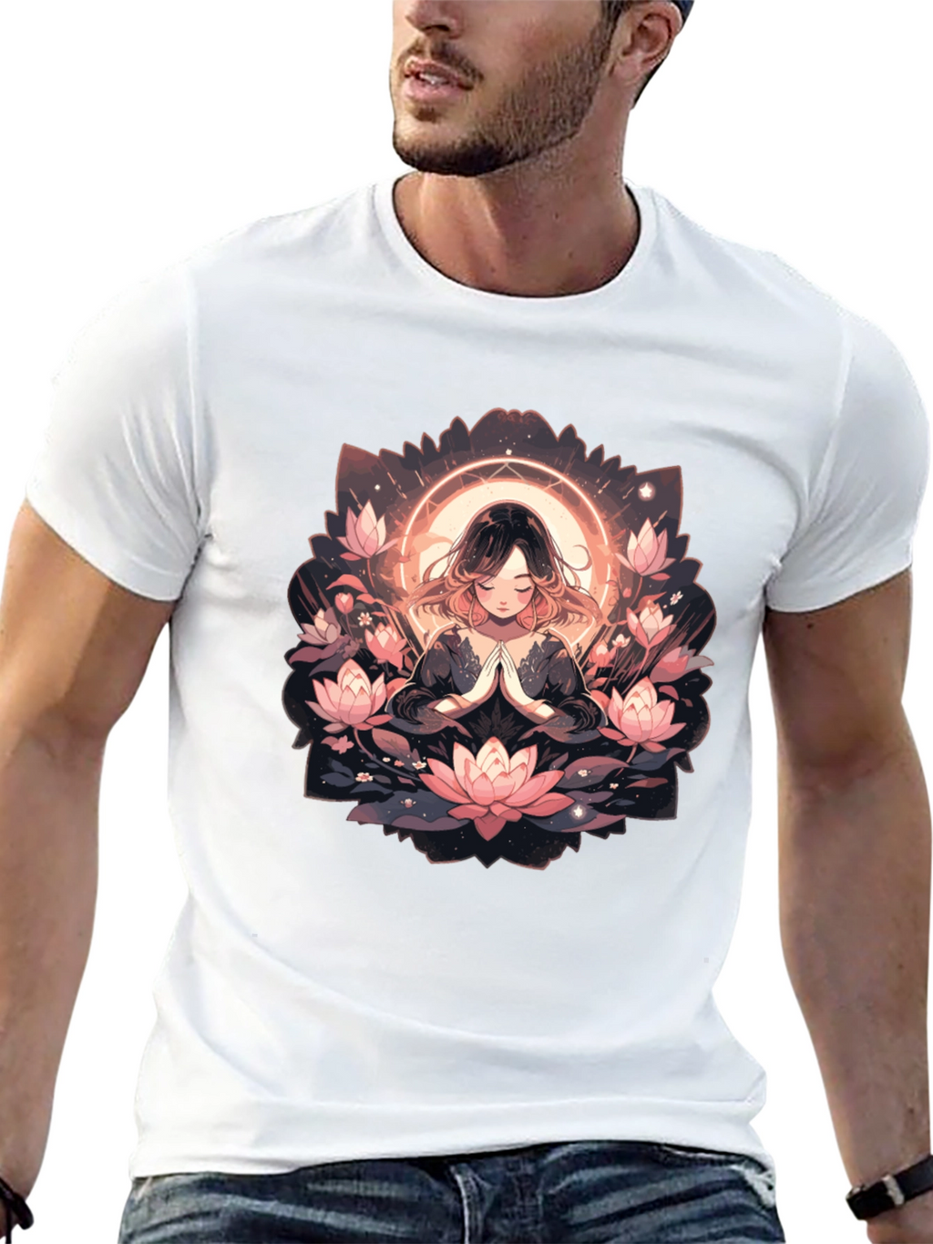Lotus Mandala Graphic Tee - Unisex