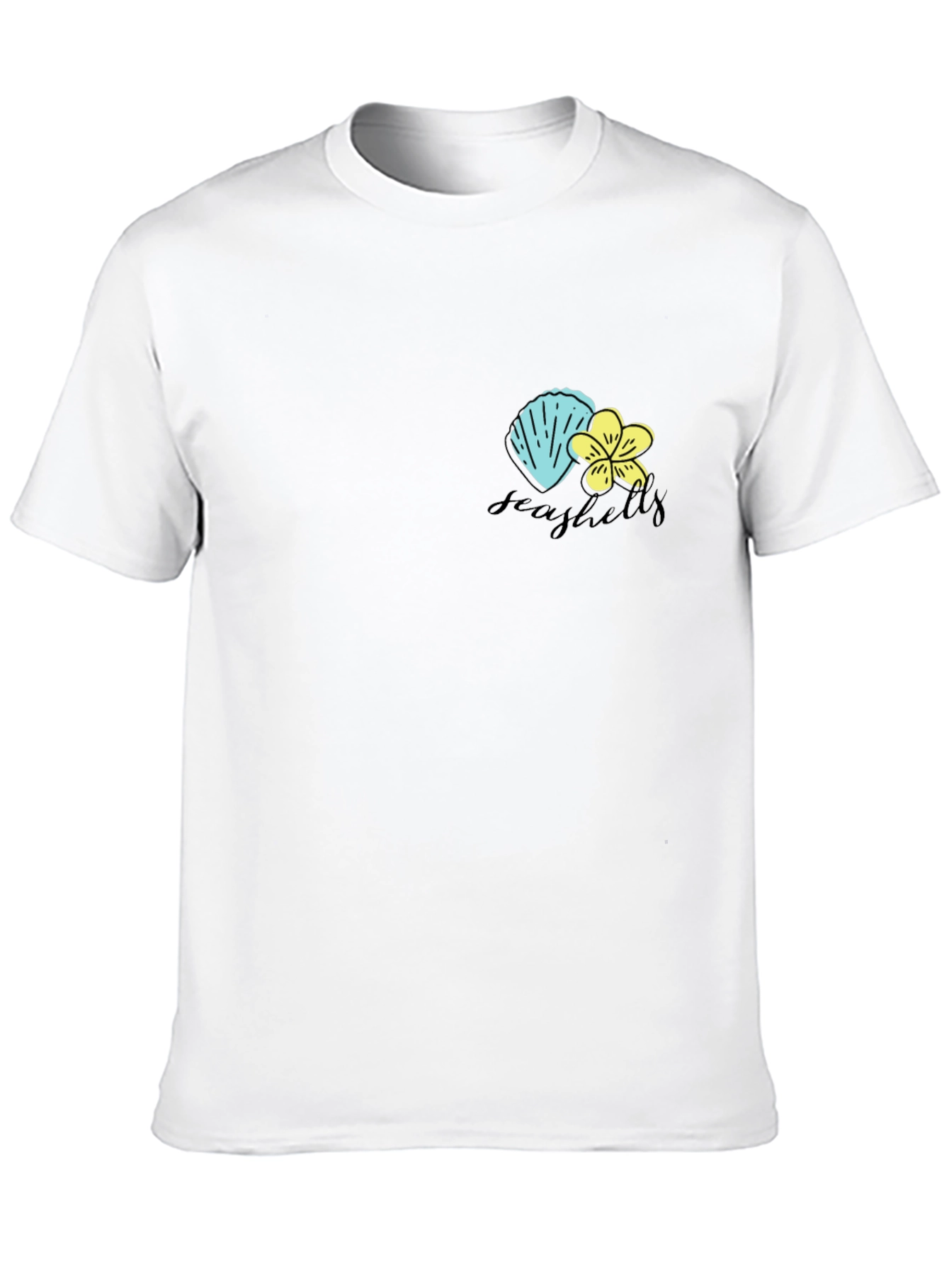 Seashells Graphic Print T-Shirt