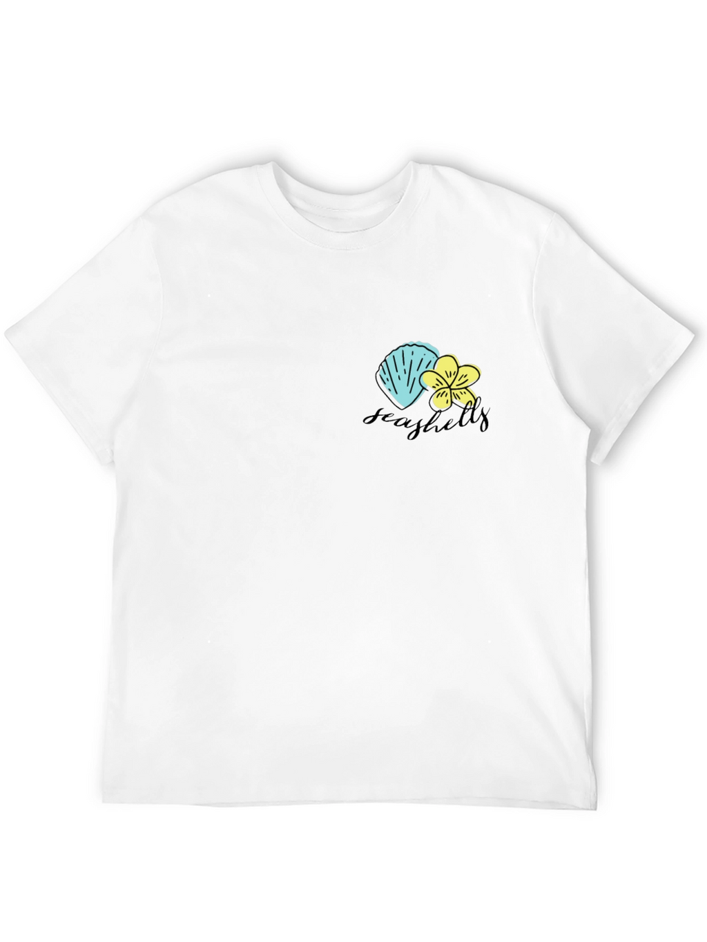 Seashells Graphic Print T-Shirt