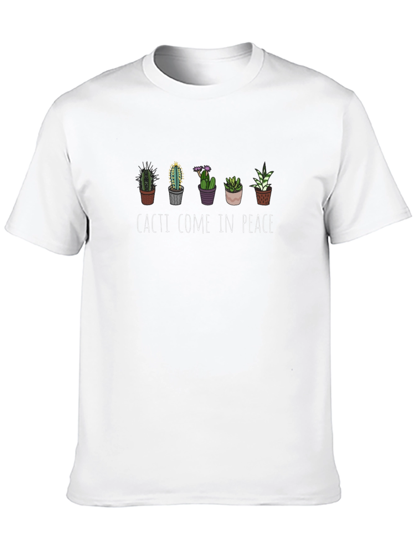 Cacti Come in Peace Graphic Tee
