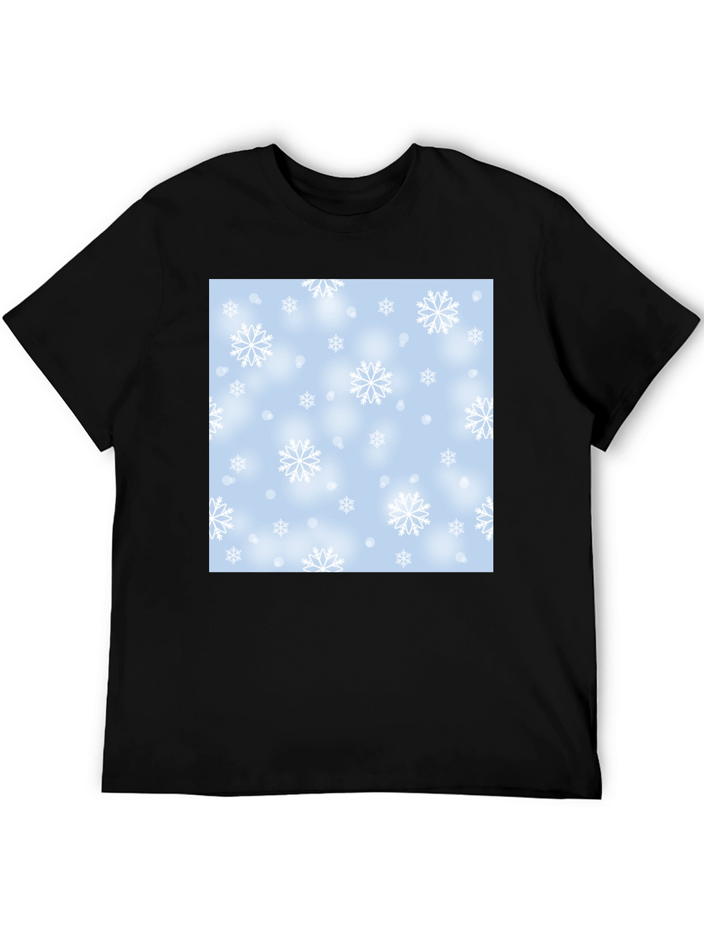 Winter Snowflake Pattern T-Shirt