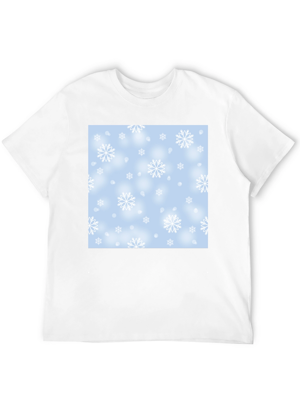 Winter Snowflake Pattern T-Shirt