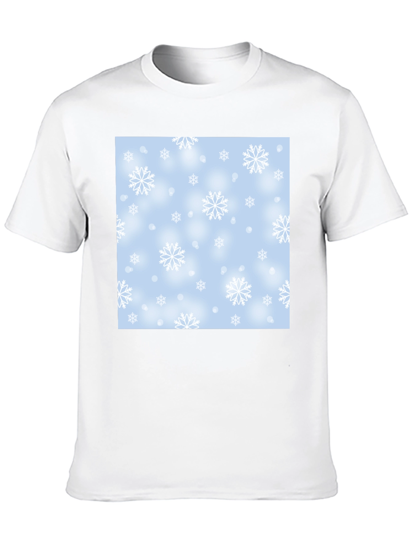 Winter Snowflake Pattern T-Shirt