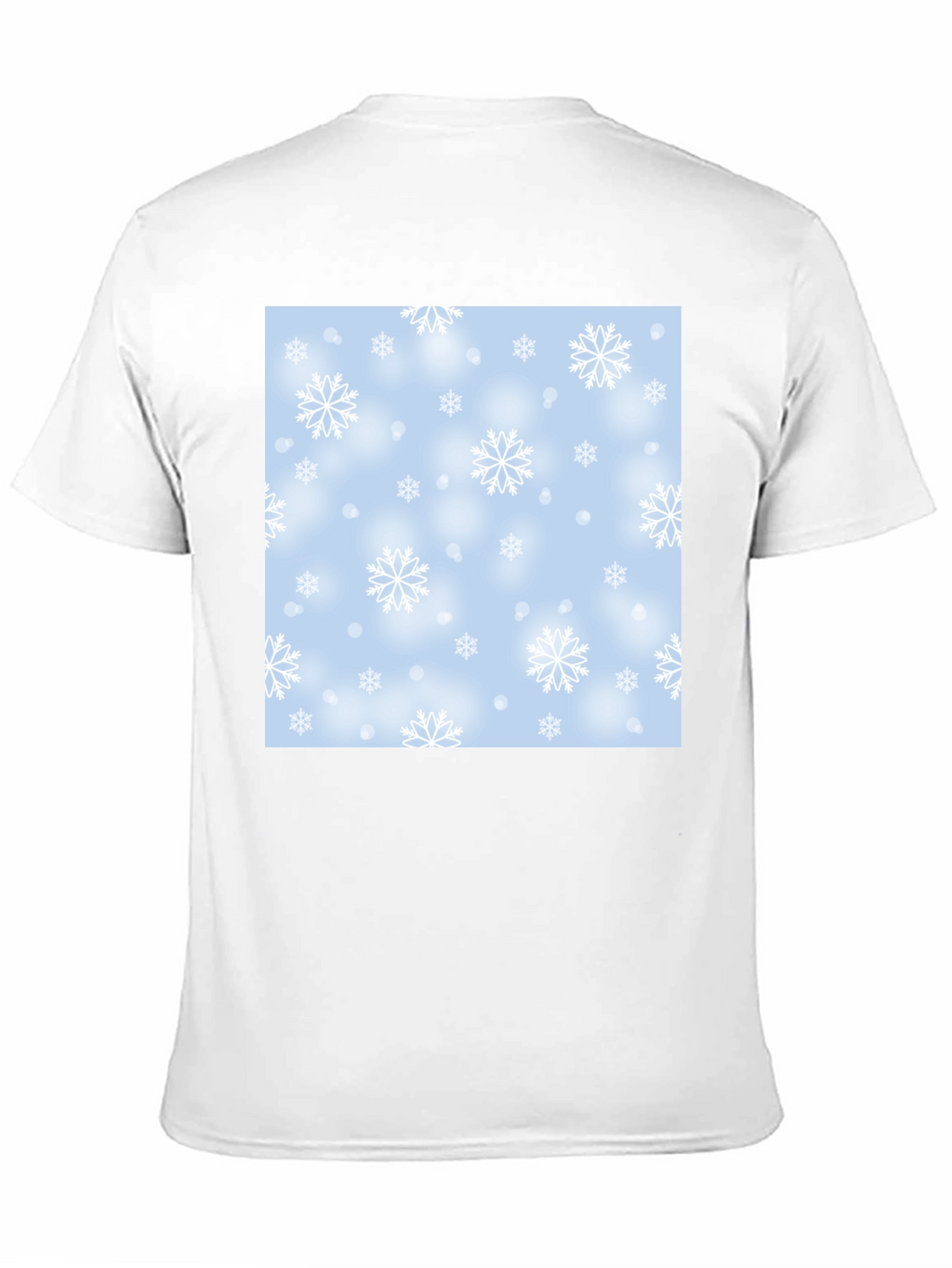 Winter Snowflake Pattern T-Shirt