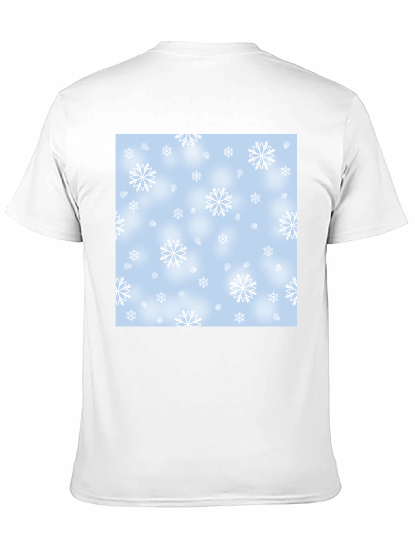Winter Snowflake Pattern T-Shirt