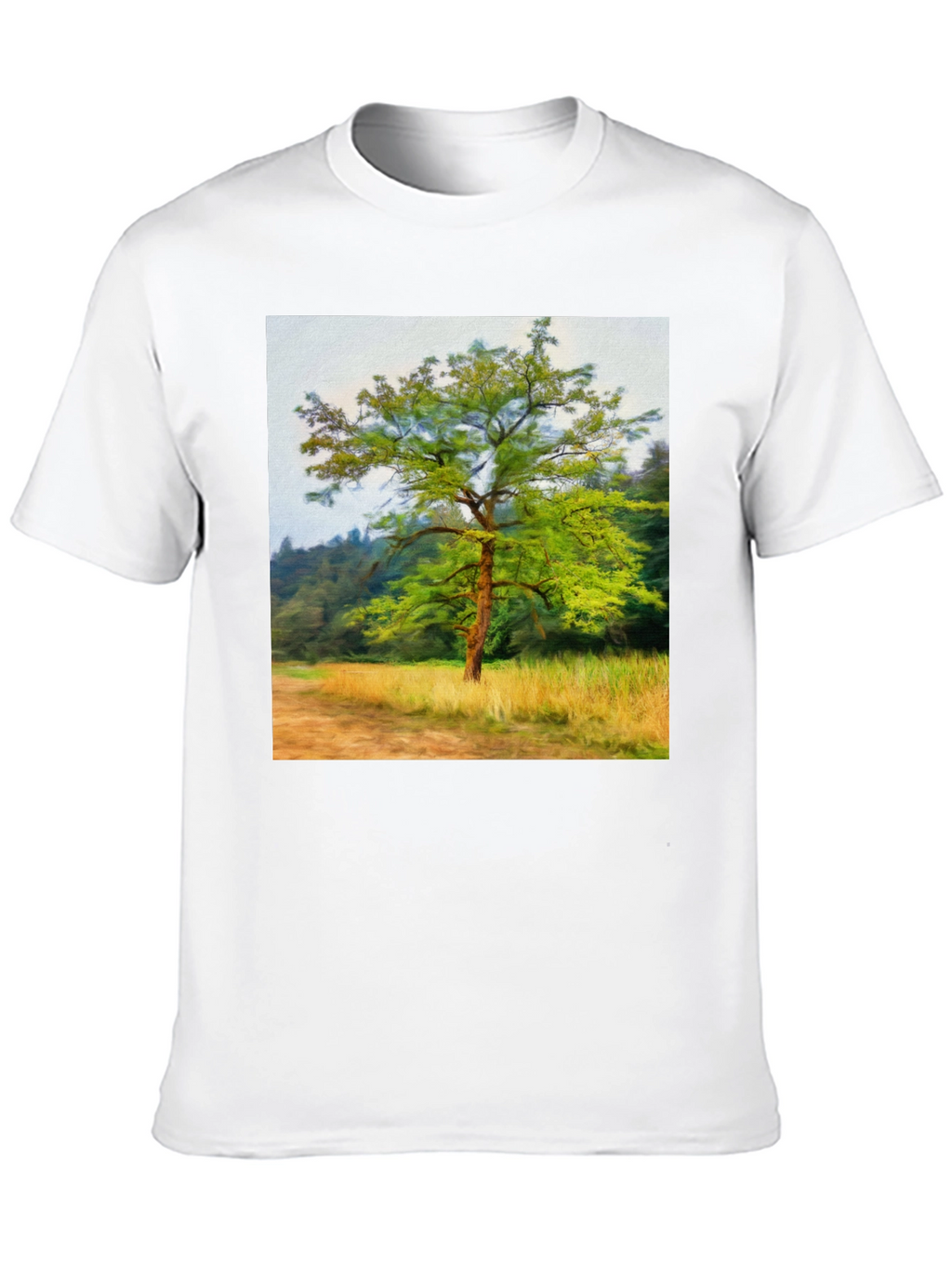 Tree Graphic Black T-Shirt - Nature Inspired Tee