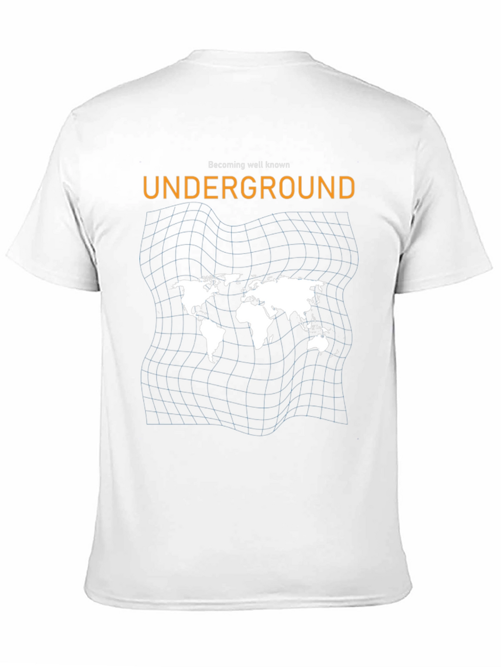 Underground World Map Black Graphic Tee