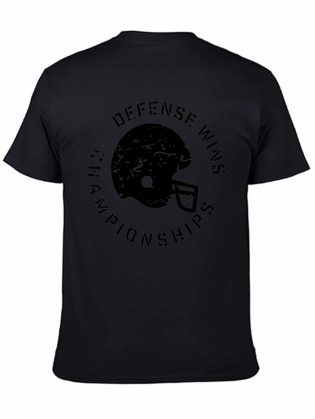 Defense Wins Championships Black T-Shirt