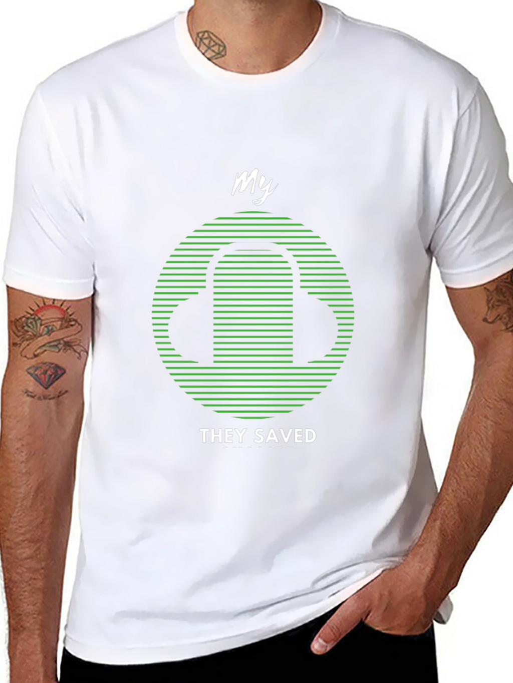 My Headphones Saved Me T-Shirt